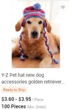 Y-Z Wholesale custom logo designer knitted adjustable winter warm funny dog skull hat