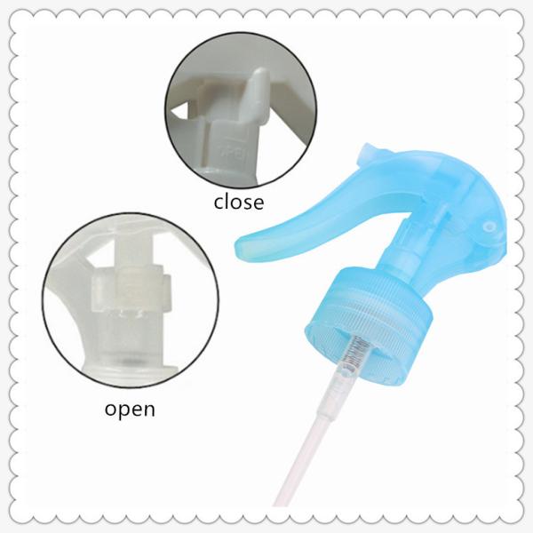 Small Ribbed Hand Trigger Sprayer Customized Color And Tube Length