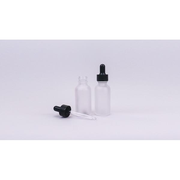 20/400 Frosted Dropper Bottles Clear Empty Eye Dropper Bottle Custom Glass Dropper Bottles For Essential Oil