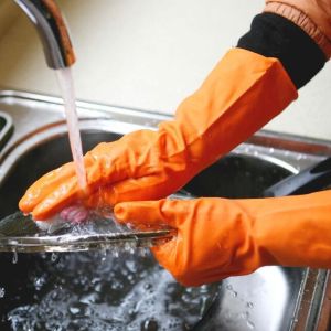 Quality Dishwashing Latex Household 60g Kitchen Rubber Gloves wholesale