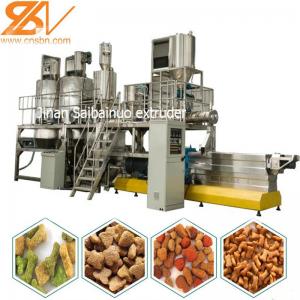 Quality Puffing Snack Dog Food Extruder Machinery Plant Siemens Motor Screw Conveyor wholesale