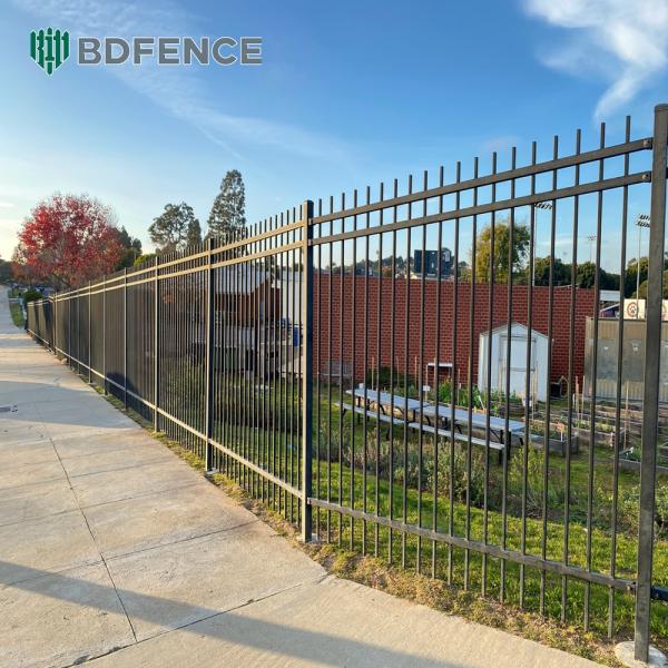 For Garden Tubular Steel Fence Landscaping