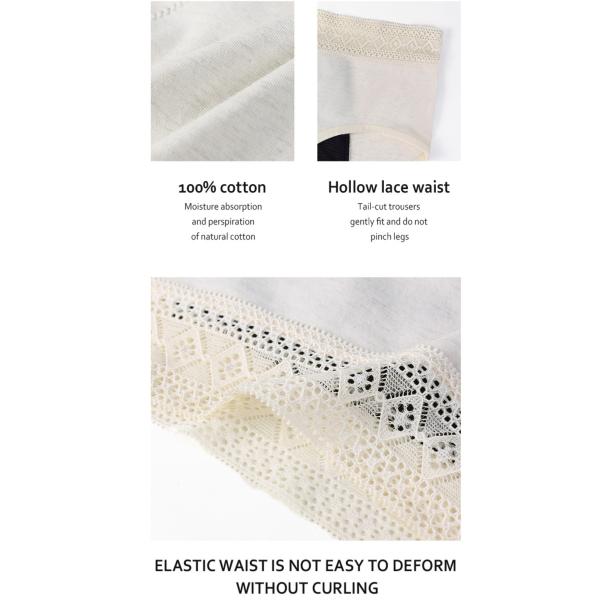 4x 5x 3xl Period Panties Underwear For Ladies Organic Cotton Mid Waist 4 Layers