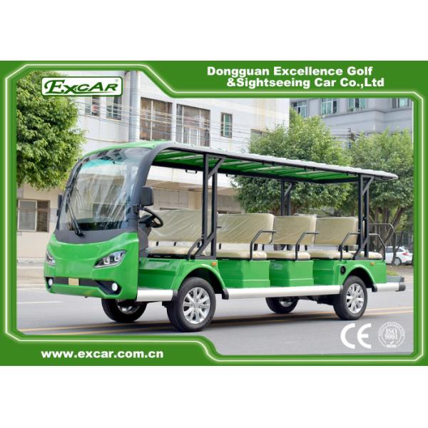 Small Electric Shuttle Bus With Roof & Windshield For Large Parks Playground