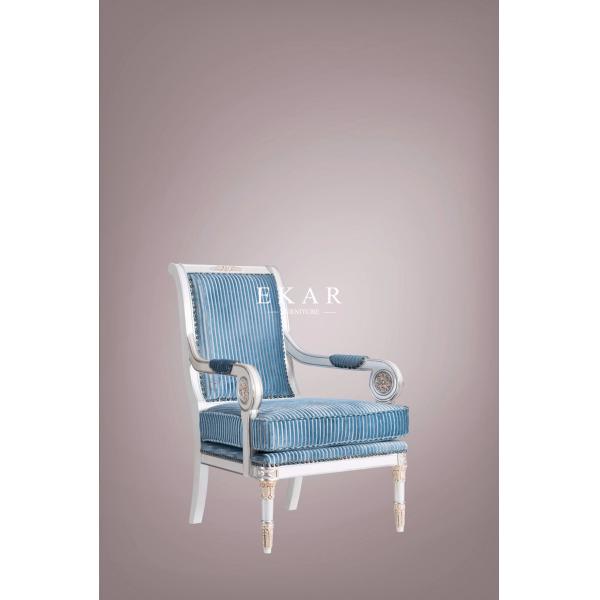 High Quality Royal Wooden Arm Antique Leisure Chair FLN-M-XY201