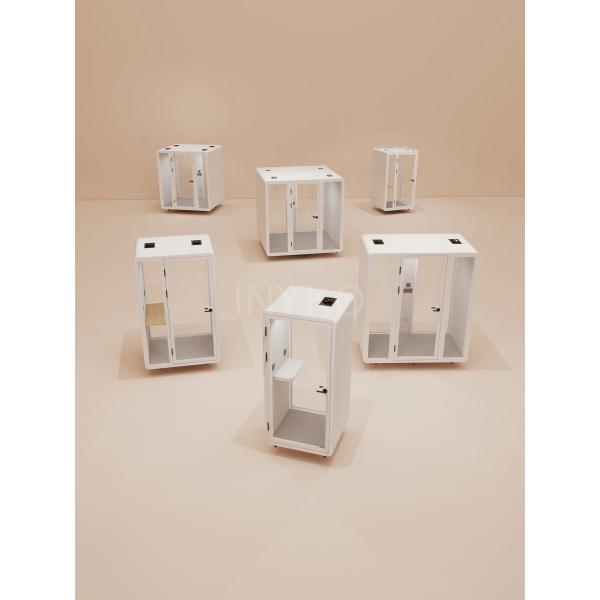 Soundproof Phone Booth with STC 35-45 dB Rating and 5 Year Warranty Featuring 7-layer Acoustic Structure