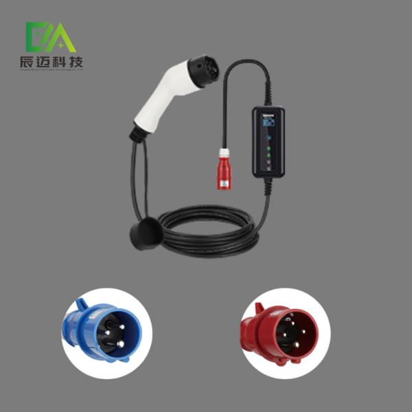 Mckee EV Portable Electric Vehicle Charger 3 Phase Type 2 Car Charging Connector