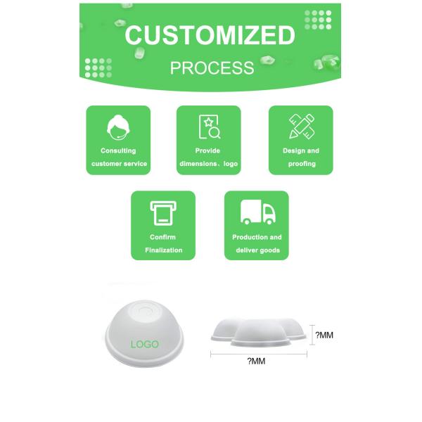 Eco Cup Cover Compostable Bagasse Fiber 90Mm Snack Cup Lids Paper For Hotel Cold Milk