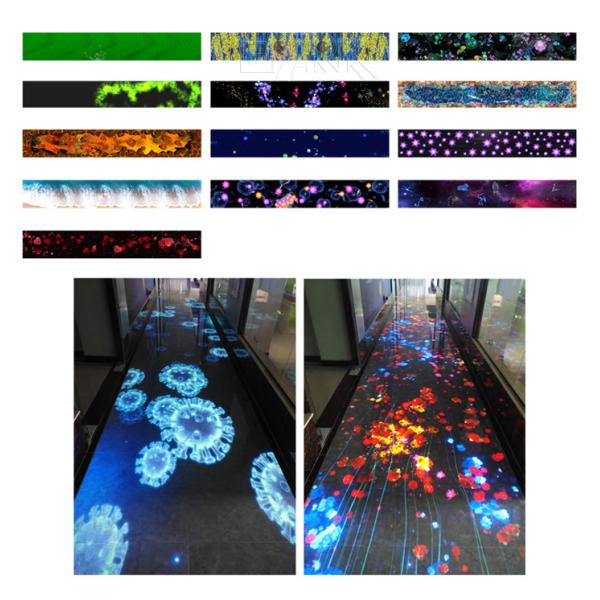 Indoor Interactive Ground Projection 3d Hologram Interactive Floor Projection Game Simulator