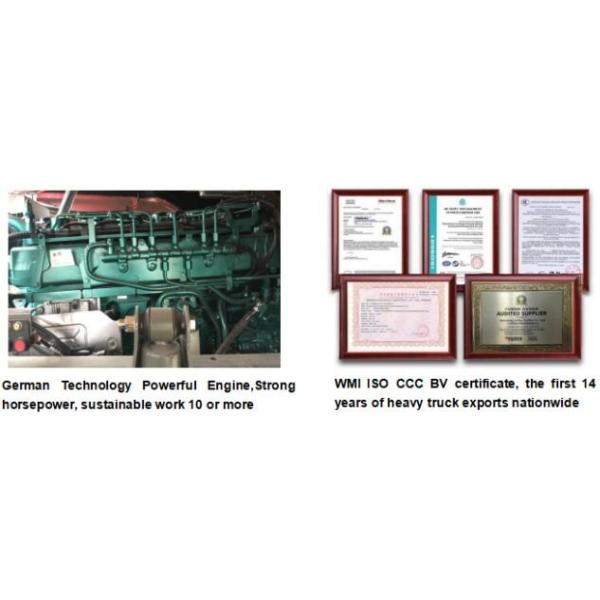 6x4 371HP Used Howo Dump Truck , 40 Ton Tipper Truck Euro 2