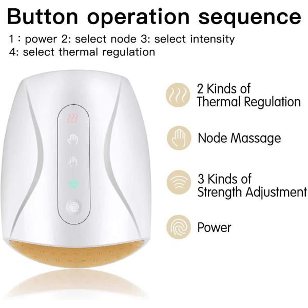 Air Bag Pressure Battery Operated Hand Massager 1800mAh For Arthritis