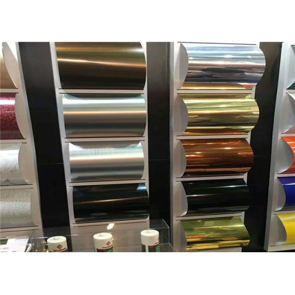 Decorative Brushed Aluminium Flat Strips Wooden Pallet Package 89%-95% Reflective Rate