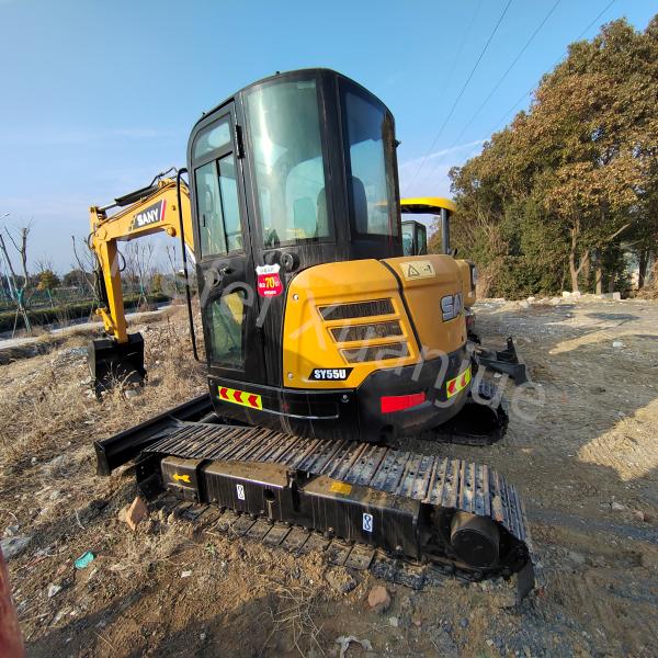SY55U In 2021 Used Sany Excavator V2607-DI Engine Model And Low Total Cost Of Ownership