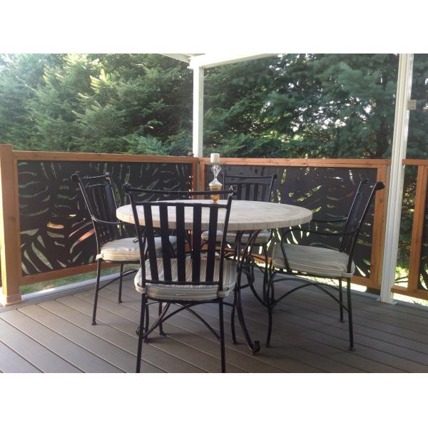 Custom stainless steel outdoor partition privacy garden screen