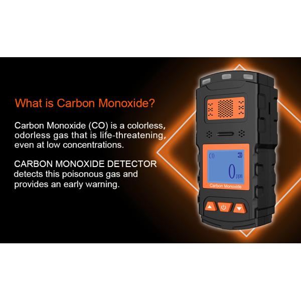 Continuous Portable Carbon Monoxide Alarm Detector With Alarm Logger 1000ppm