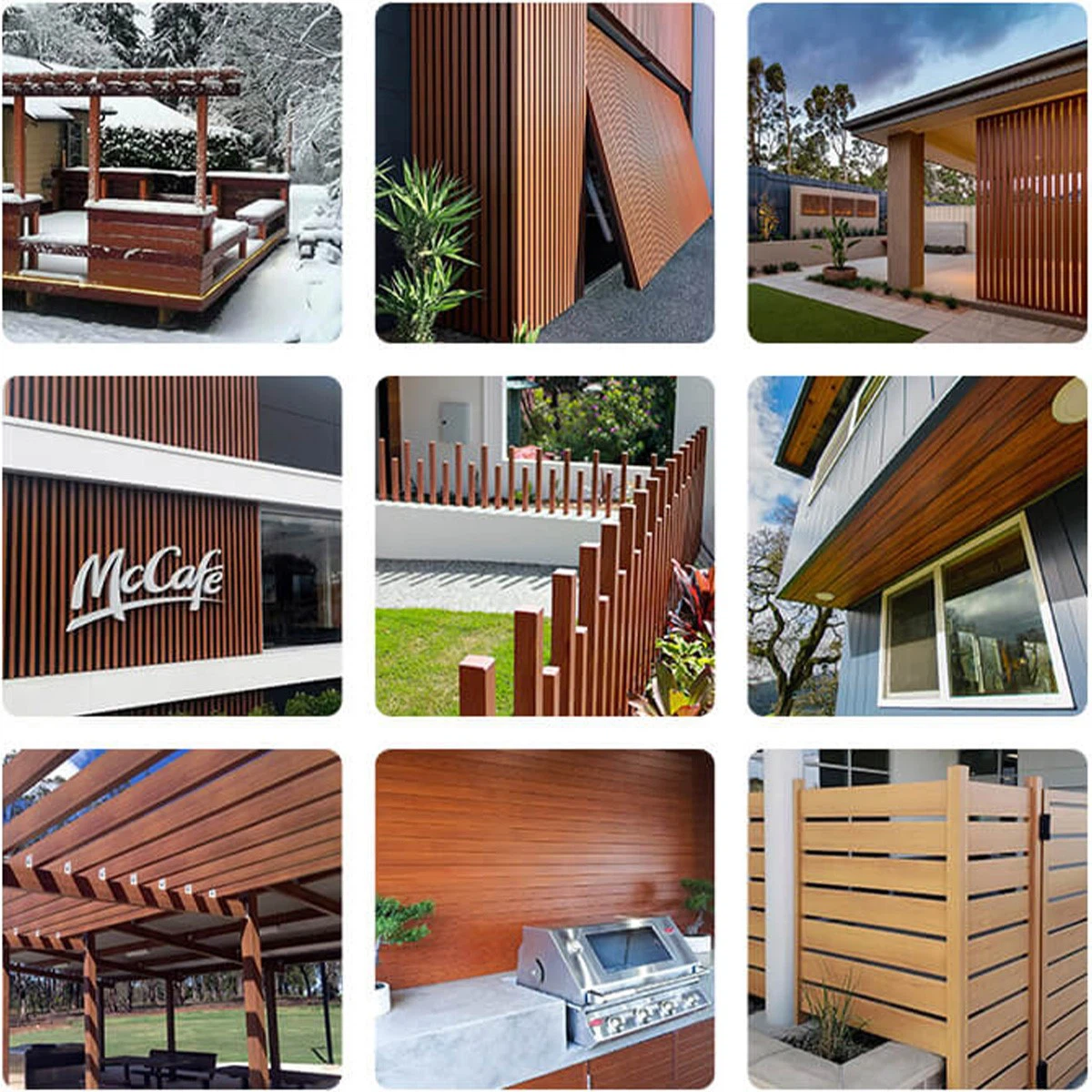 3mm Scratch-resistant Dark Red Aluminum Wood Finish Wood Grain Acm Panels Pvdf Coating Composite Panels