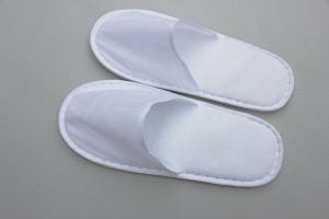 Quality White Disposable Hotel Slippers , SPA Soft Hotel Bathroom Slippers 28*11cm wholesale