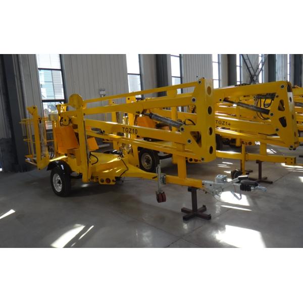 10m Platform Height Diesel Power Articulated Towable Boom Lift Platform