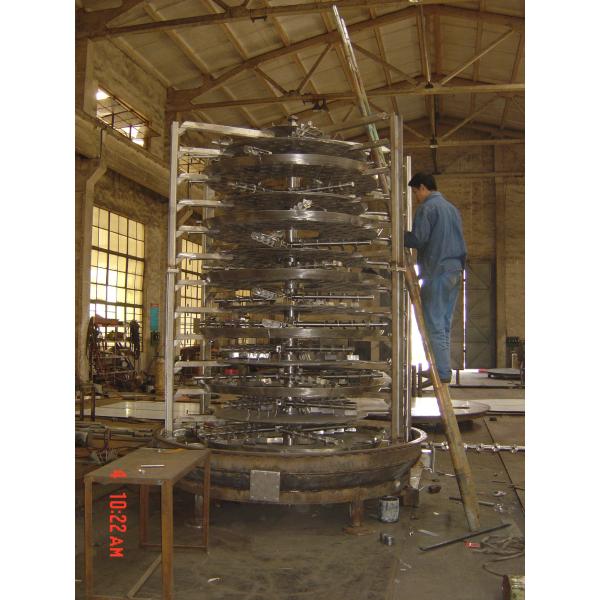 Polyphenol Continuous Vacuum Drying Machine , Industrial Vacuum Dryer Machine