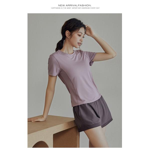 Richee Womens Athletic T Shirts Flatlock Stitcing Ladies Fitness T Shirts