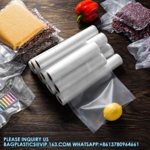 China Bpa Free Plastic Storage Bag For Food Vacuum Sealer Bags Fruit Packaging Custom Printed Vacuum Sealer Rolls on sale