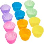 China Multicolor Silicone Muffin Liners Reusable Bulk Kitchen Supplies for sale