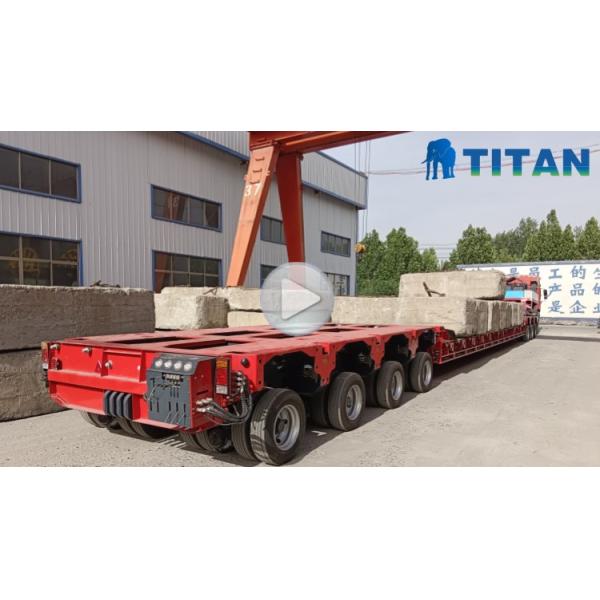 TITAN Nicolas Modular Trailer  Multi Axle Hydraulic Low Bed Trailer