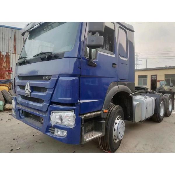 Manual Gearbox Diesel Blue Sinotruk HOWO 6*4 Tractor Truck for Transportation Solutions
