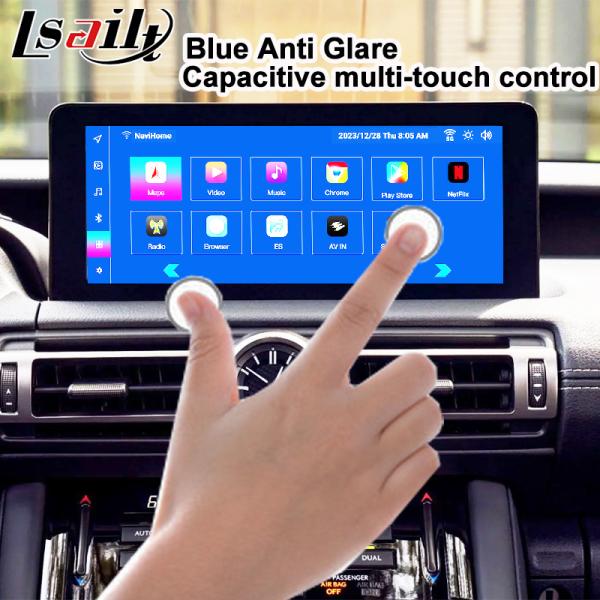 Lexus Android Screen 10.25 Inches Qualcomm 8 Core GPS Navigation CarPlay DisPlay for Lexus IS300 IS250 IS350 2020-2023