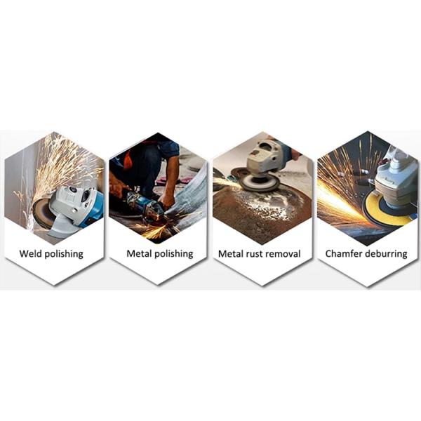 4.5'' 115x1.0x22mm Metal Flap Discs