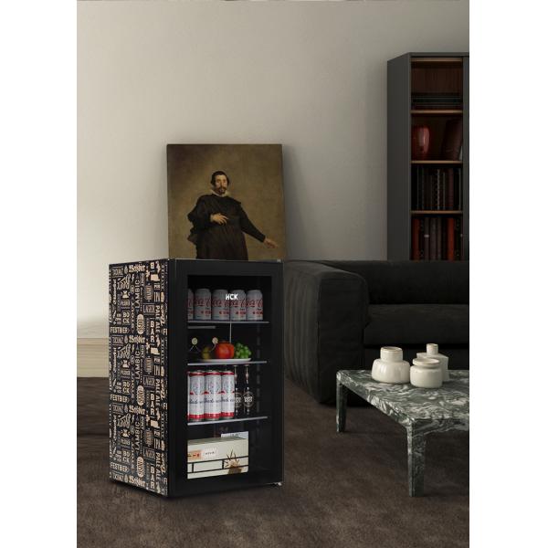 88L Single Door Office Home Mini Fridges , 220V Small Fridge Freezer