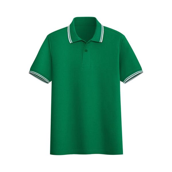 Black Sky Blue Men's POLO Shirt Lapel Slim Summer 65% Cotton T Shirts