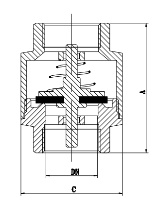 EAC Brass Spring Check Valves