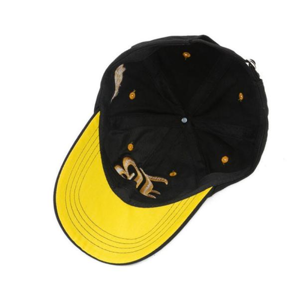 Boston Cotton Unisex Baseball Caps Six - Panel Fitted Adjustable Metal Ring Closure