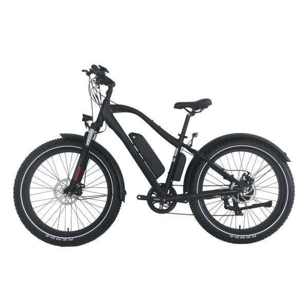 Fat Tire Electric Assist Mountain Bike 26inch 48V 500W With Hydraulic Brake
