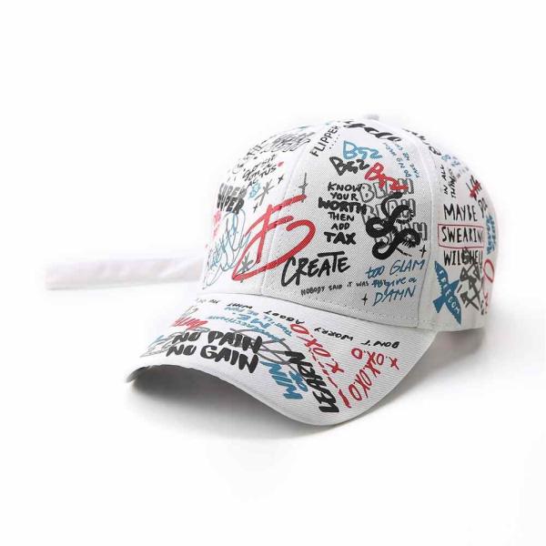 Unisex Adjustable Advertising Baseball Caps 100 Polyester Material
