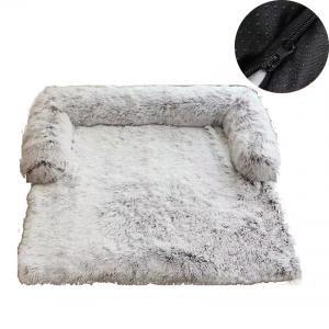 Quality Super Large Size Dog Bed Blanket Winter Pet Sofa Bed 4cm Plush Fabrics wholesale