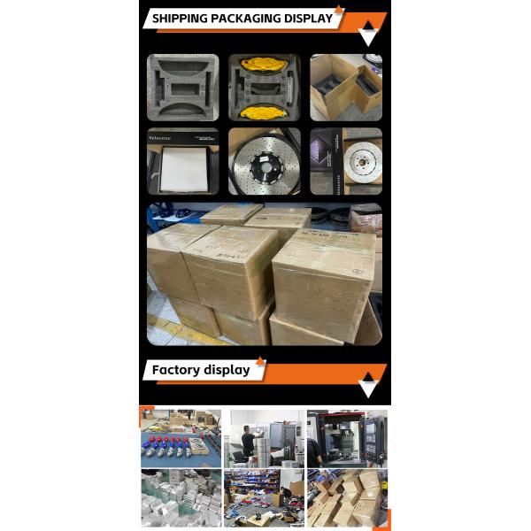 HEUR Audi carbon ceramic brake discs For Customize A6(C5/4Y8) 1.8L 390*36mm front wheel