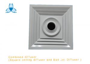 Quality Combined Square Air Conditioning Grilles And Diffusers wholesale
