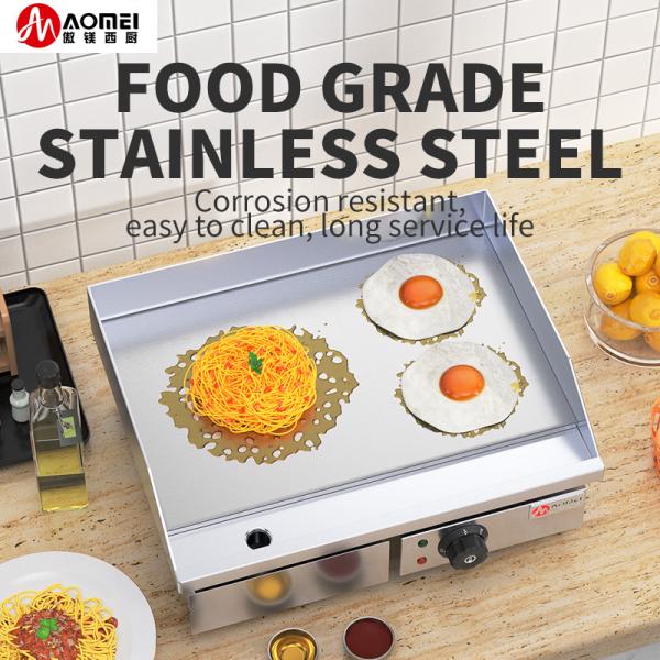 Commercial Electric Bbq Flat Griddle Machine for Cooking Packaging Size 720*740*450mm