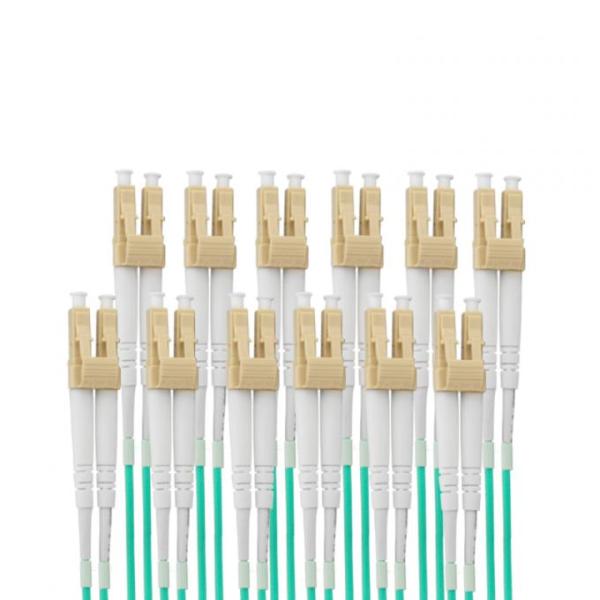 MPO-LC 24 Core MPO OM3 Fiber Optic Patch Cord 3M Multimode Connector