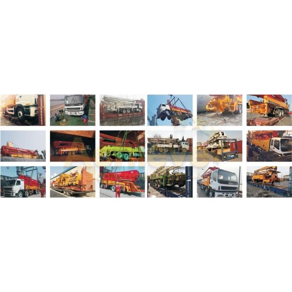 37 Meter Zoomlion Concrete Pump Truck Used Water Tank Putzmeister Pump