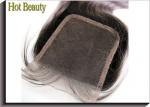 Body Wave Human Hair Lace Closure Grey Color 4 Inch By 4 Inch Lace Size Swiss