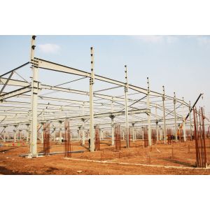China Galvanized Light Construction Steel Structure Prefabricated With Fast Construction on sale
