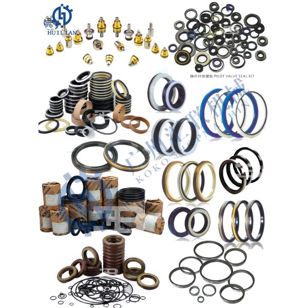 Doosan K1003934BKT Hydraulic Pump Seal Kit DX210W Main Pump Repair Kit for Excavator 401107-00168A 2440-9279BKT