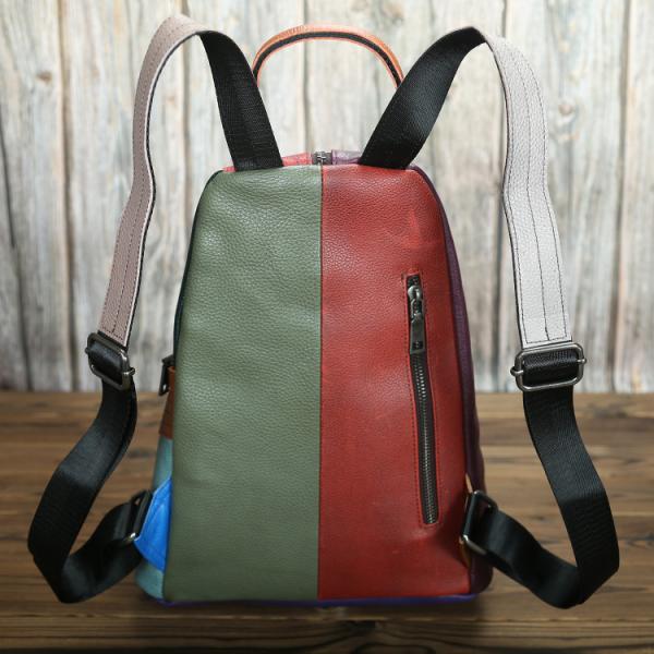 Anti Theft Genuine Leather Backpack