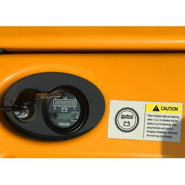 Stand On Type 2500kg Electric Pallet Truck Jack Forklift With Folding Platform