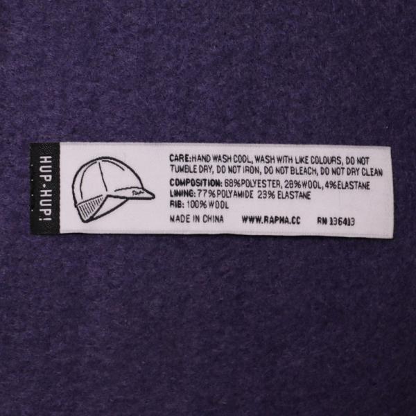 Center Fold Custom Clothing Labels Neck Iron On Name Labels