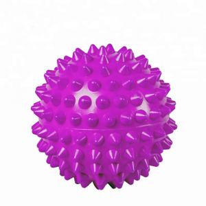Quality Purple PVC Spiky Exercise Ball Massage Trigger Point Hand Exercise Pain Relieve wholesale