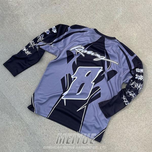 Custom Jersey Long Sleeve 100% Polyester Sport Wear Football Soccer Shirt Clothes Basketball Lightweight StreetwearJersey Men